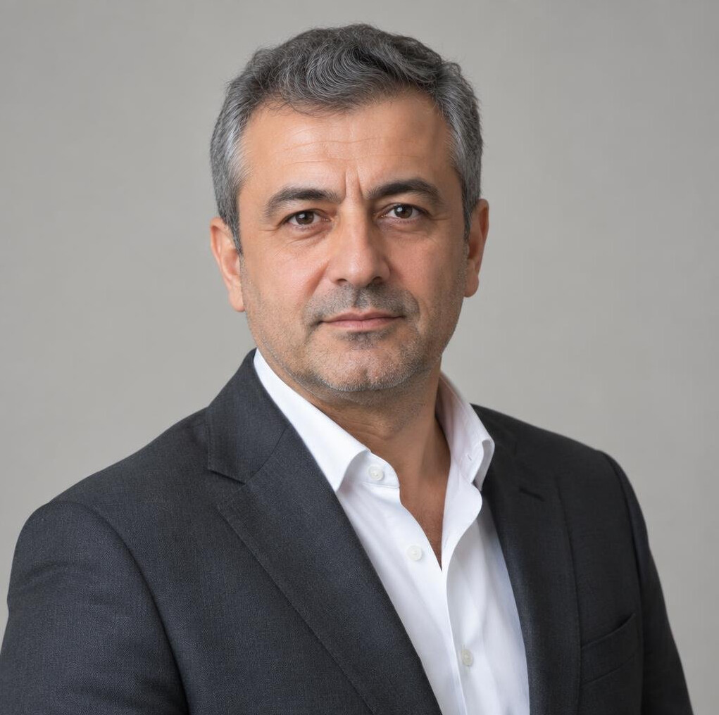 Portrait of a middle aged man in a suit